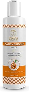 7 Days Cantharidine Oil | Hair oil for Hair Growth & Controls Hair Fall | Cantharidine Oil for Hair for Men & Women(500 Ml)-picture-47