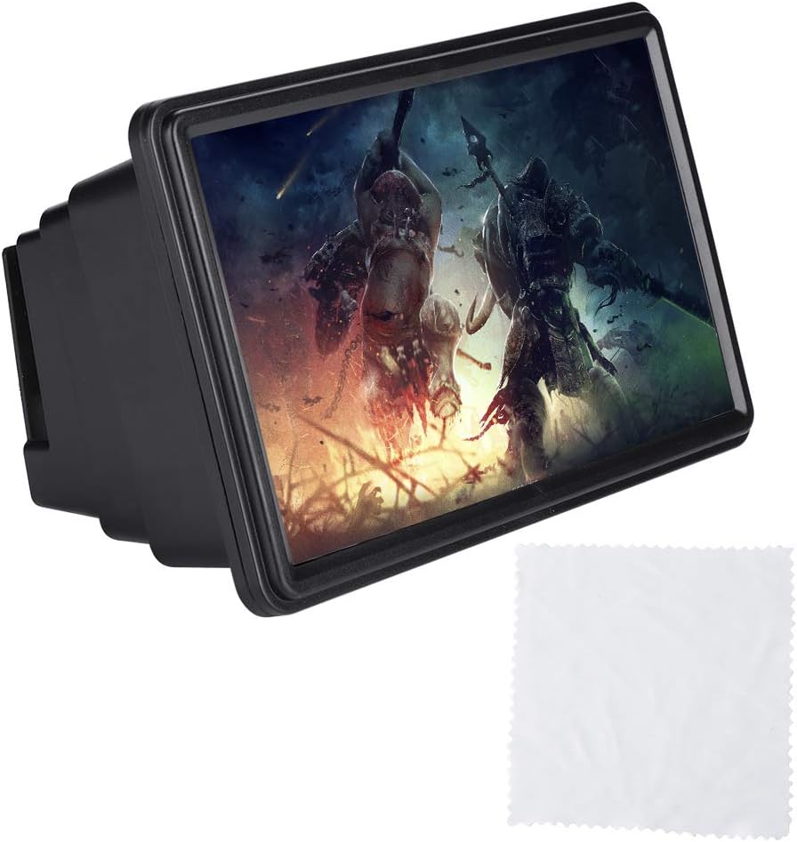 Mobile Phone Screen Magnifier Holder, Cellphone Magnifier 3X Zooming Phone Screen