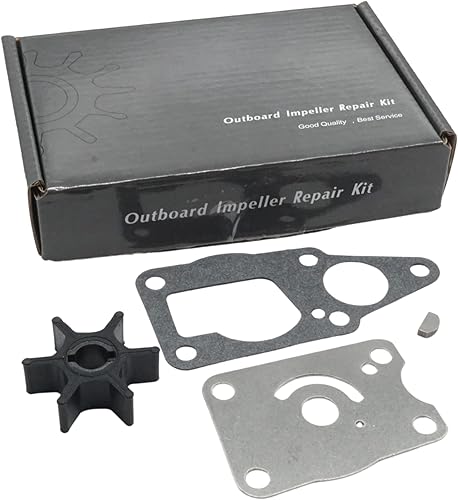 1740098661 Kit de servicio de impulsor de bomba de agua para Suzuki 4 tiempos 4 5 HP DF4 DF5 Motor fueraborda 17400-986L1 17400-98660 17400-98661