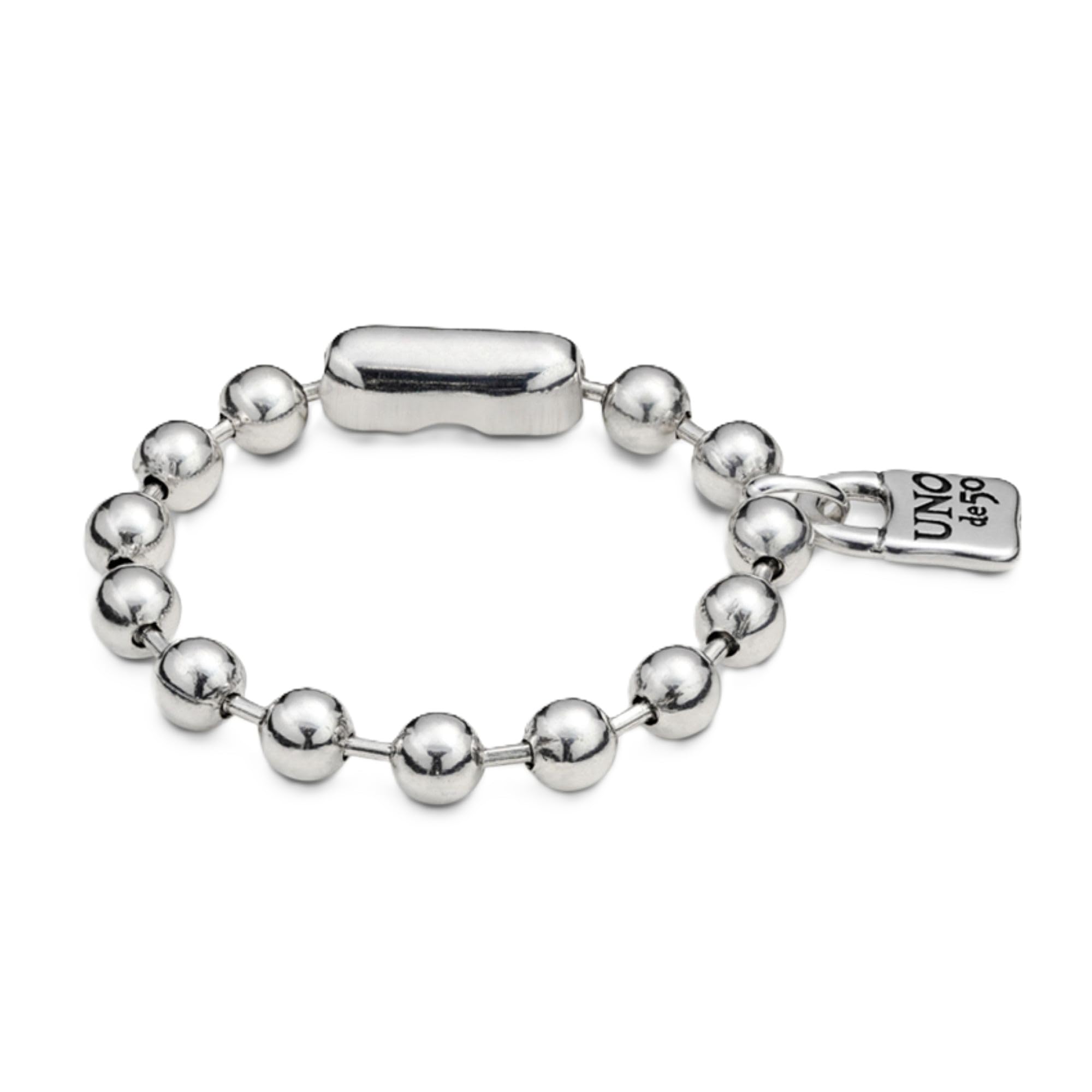 UNO de 50, L, Silber, Kein Edelstein