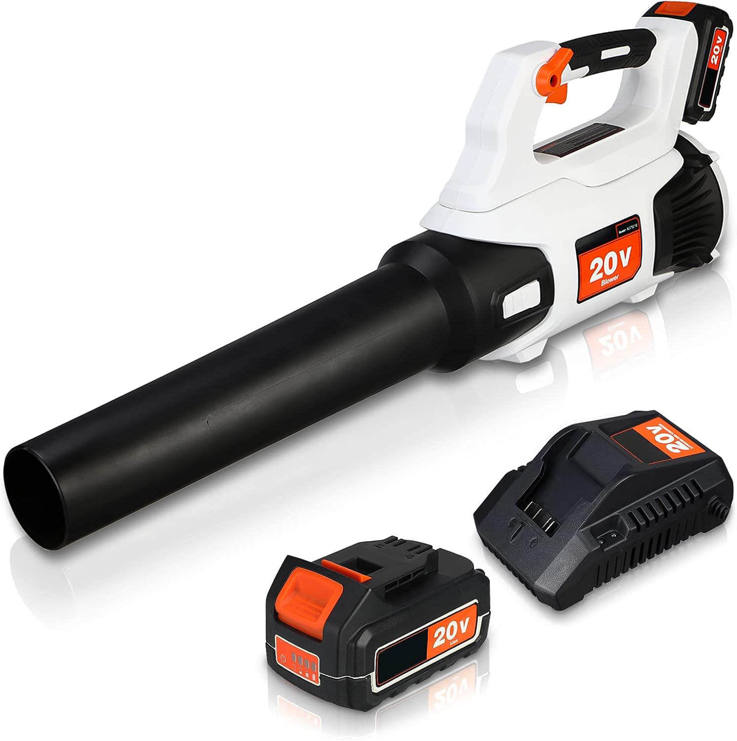 Leaf Blower, 20V 4AH Cordless Leaf Blower, Electric Leaf