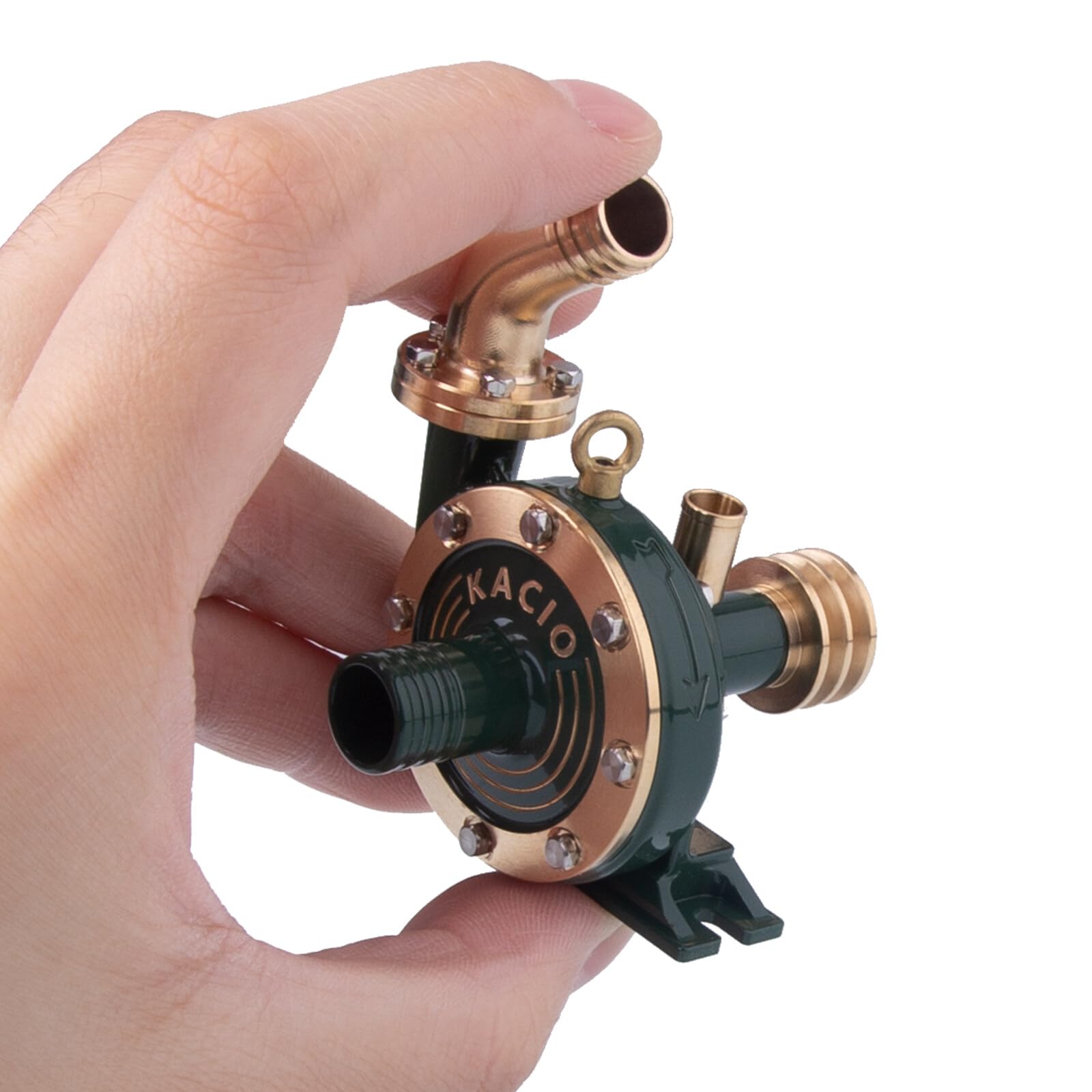 Stylomira Dampfmaschinen-Modellbausatz, KACIO B30-1 Mini-Messing-Kreiselpumpe für Dampfmaschinen und Verbrennungsmotoren, Lernspielzeug für Erwachsene