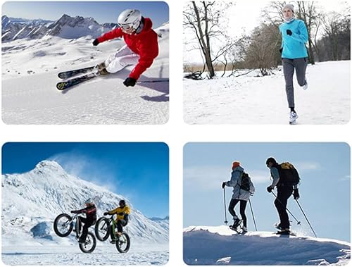 Miniatura 5 de Máscara de esquí para hombre, pasamontañas, polaina, invierno, máscara facial, esquí, snowboard, motocicleta, equitación, KCFWT001