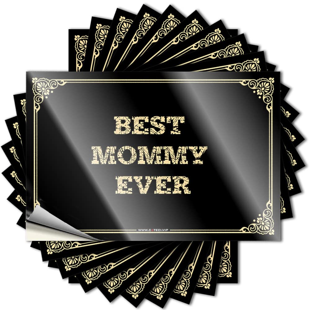 Bumper Roll Earth Feminist Tumbler Best Mommy Ever - Scratch Resistant Stickers(8X12CM)
