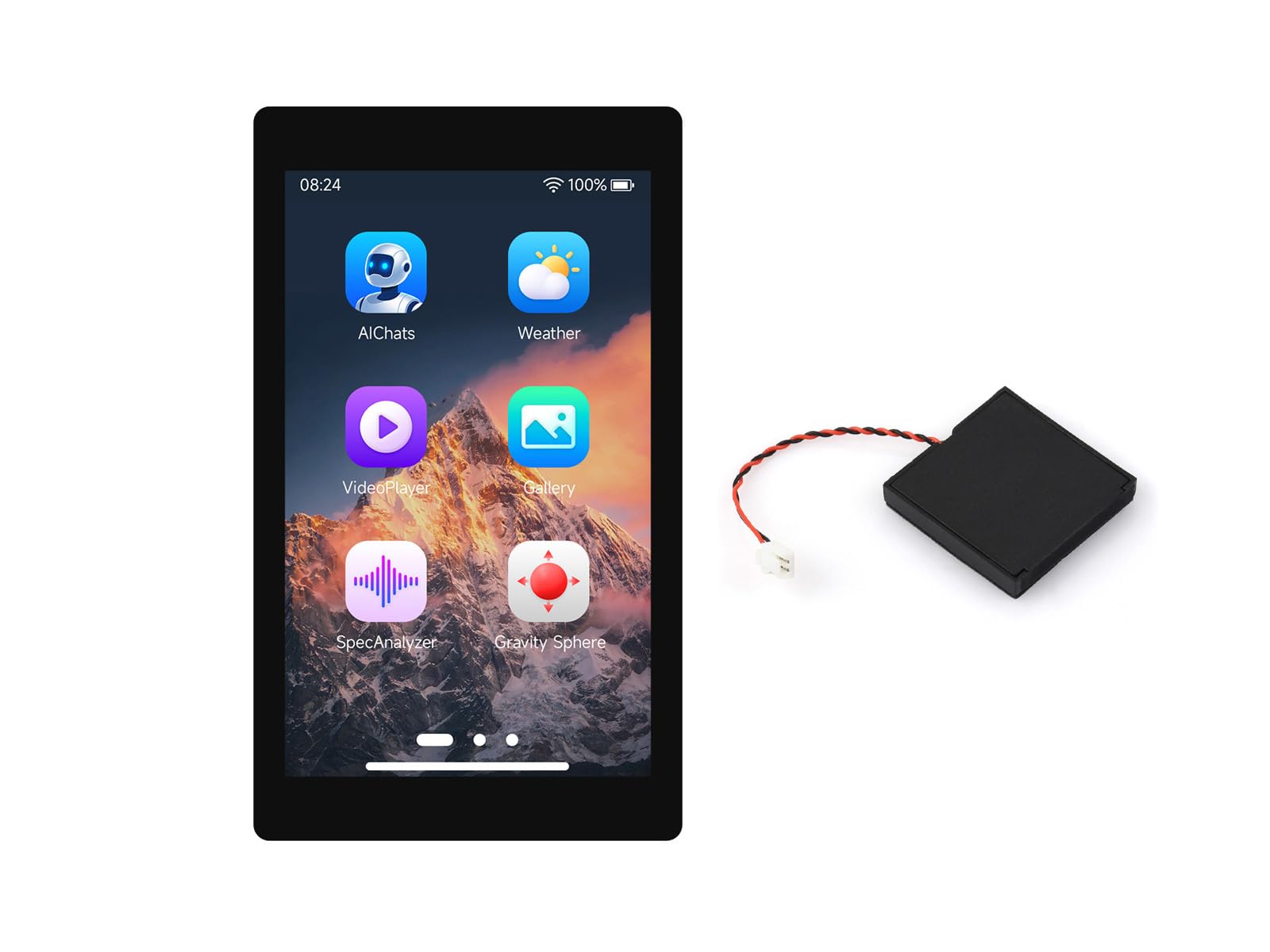 ESP32-P4-WIFI6 Scheda di sviluppo touch display da 4,3 pollici, risoluzione 480 × 800, tocco capacitivo a 5 punti, modulo di ingresso/uscita audio integrato, supporta Wi-Fi 6 e BLE 5
