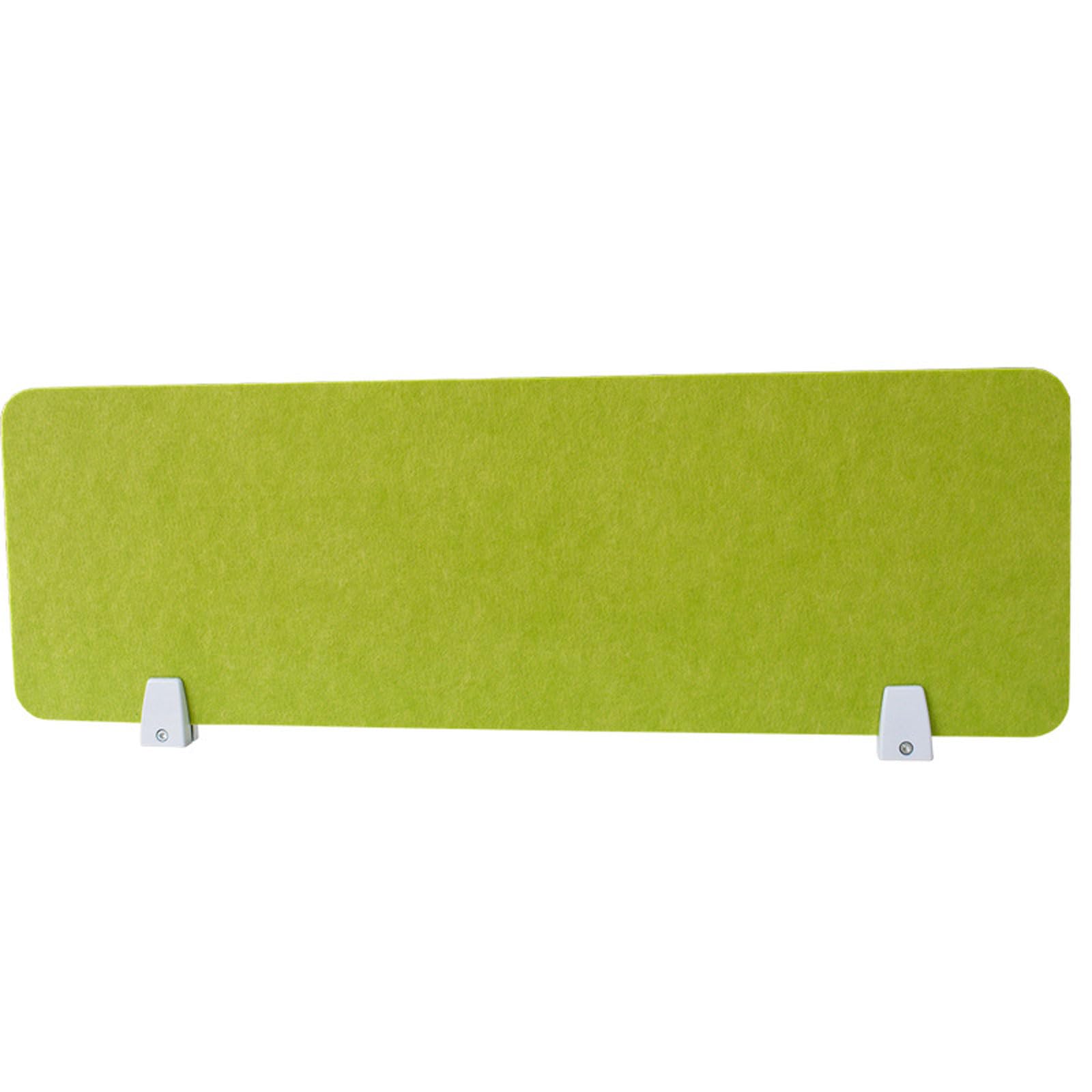 Privacy Panel Acoustic Freestanding Desktop Partition Felt Screen,Reduce Noise And Visual Distractions For Offices Libraries(Grass Green,80X30CM)