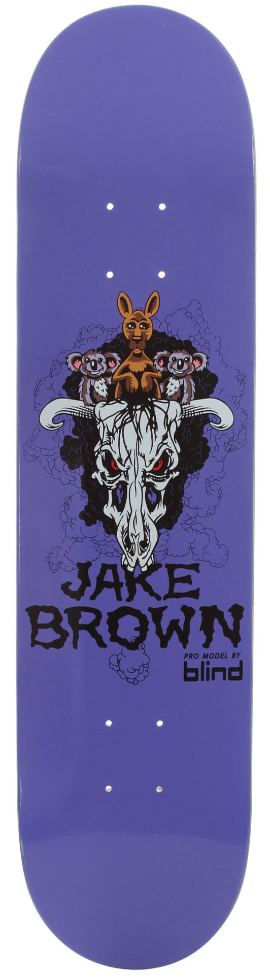 Planche Blind Cuddly Skull El2 7.6" marron : plateau skate technique - 2