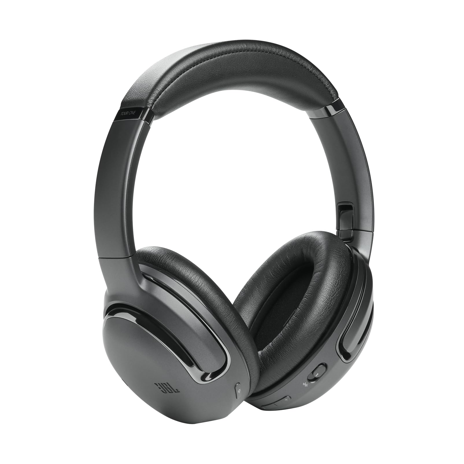 JBL Tour One – Casque circum-auriculaire sans fil avec réduction de bruit – Son JBL Pro – 50h d'autonomie – Connexion Bluetooth – Commande vocale mains libres – Couleur : Noir