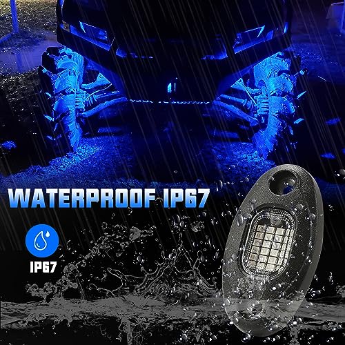 6 Luz Azul para Vehículos SUNPIE 6 Pods Metal miniatura 3