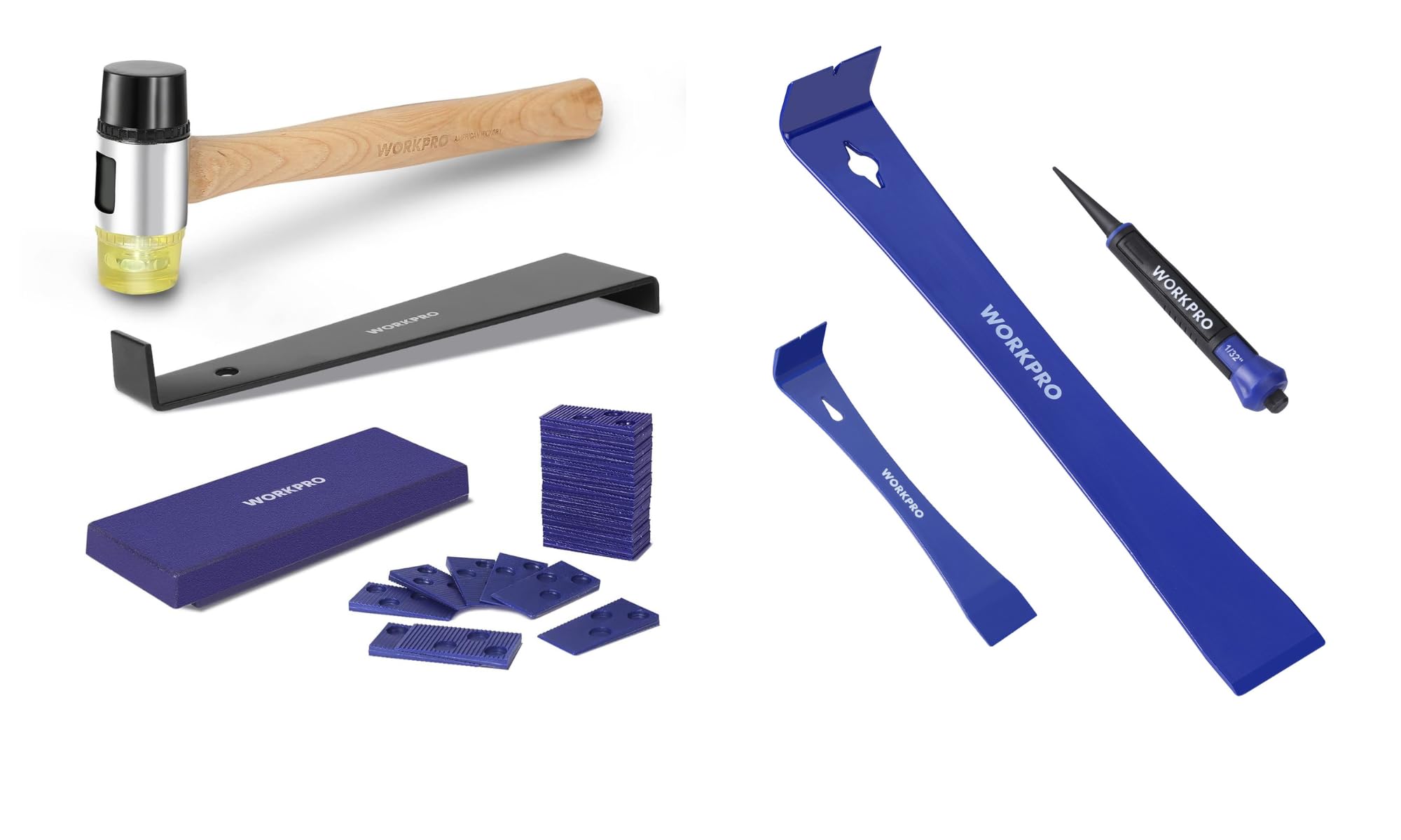 WORKPRO Laminate Wood Flooring Installation Kit with Pry Bar and