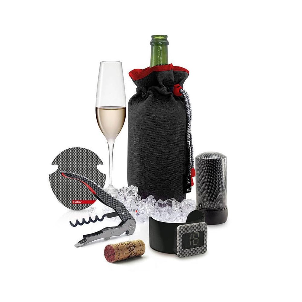 Pulltex sommelier haut de gamme en métal brossé durable