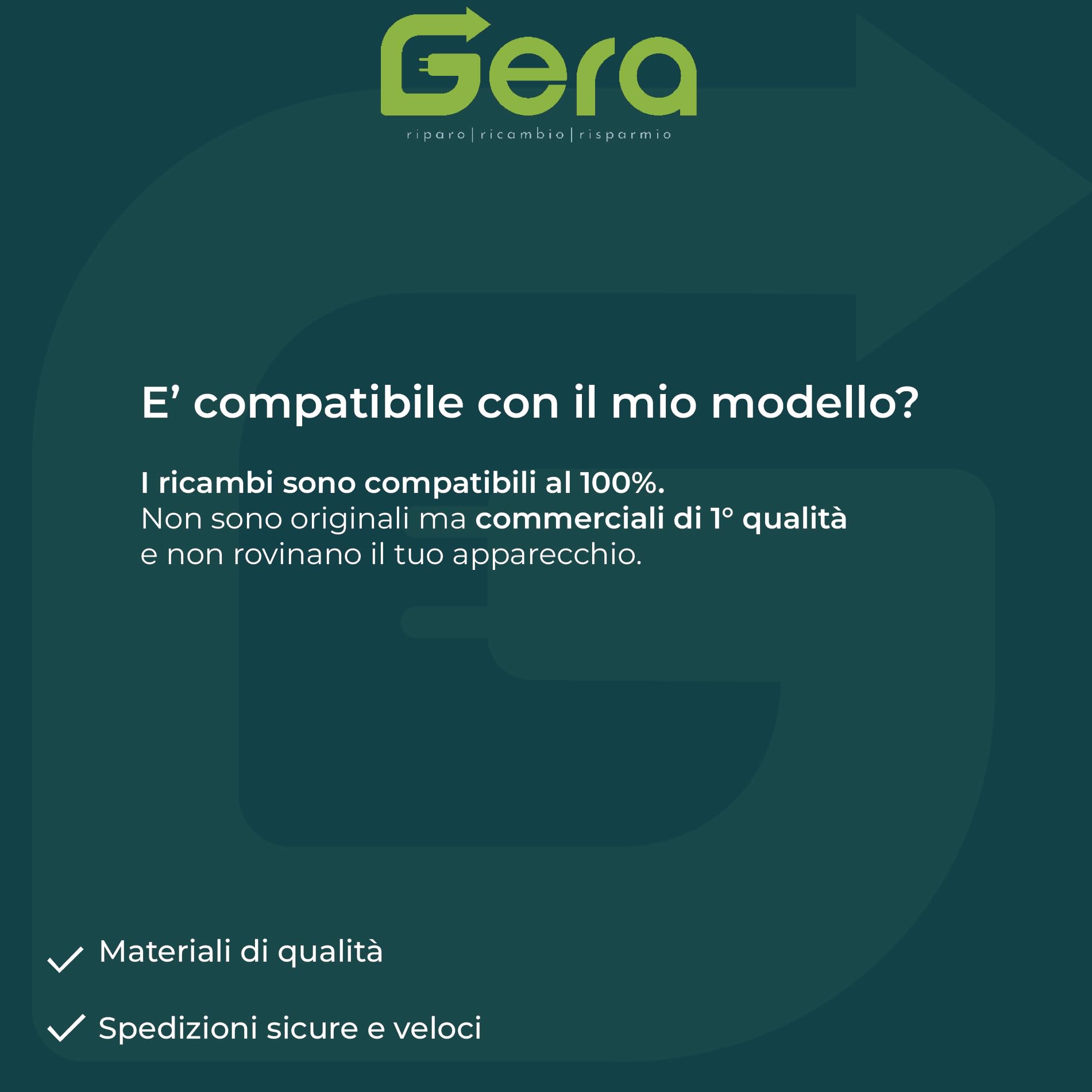 GE.RA Spazzola Folletto HD 40 per Aspirapolvere Vk 130/131/135/136/140/150