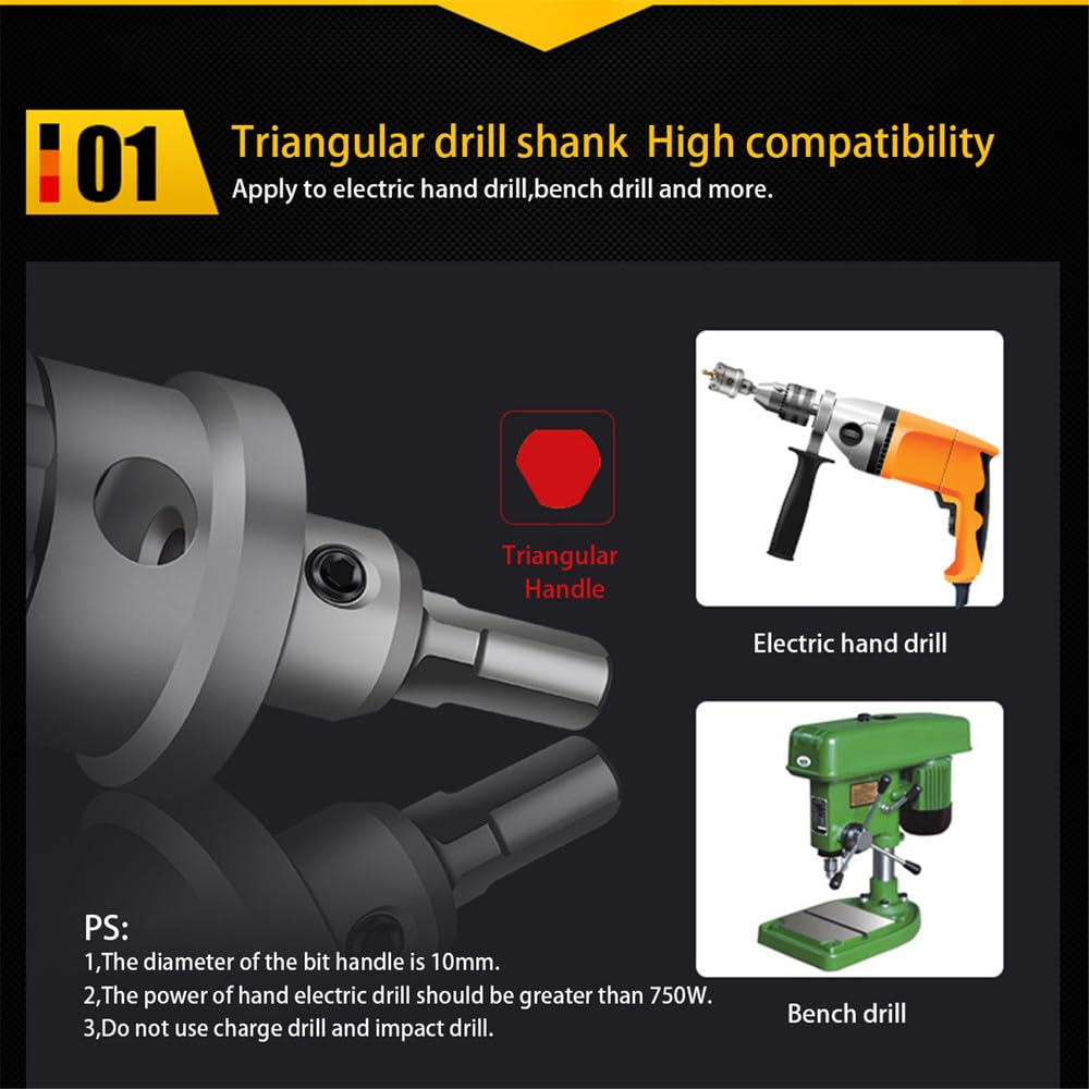 1 pz. Punta da trapano TCT in carburo di tungsteno, sega a tazza da 12-150 mm, set di punte da trapano, sega a tazza per foratura di leghe metalliche in acciaio inossidabile, 140 mm