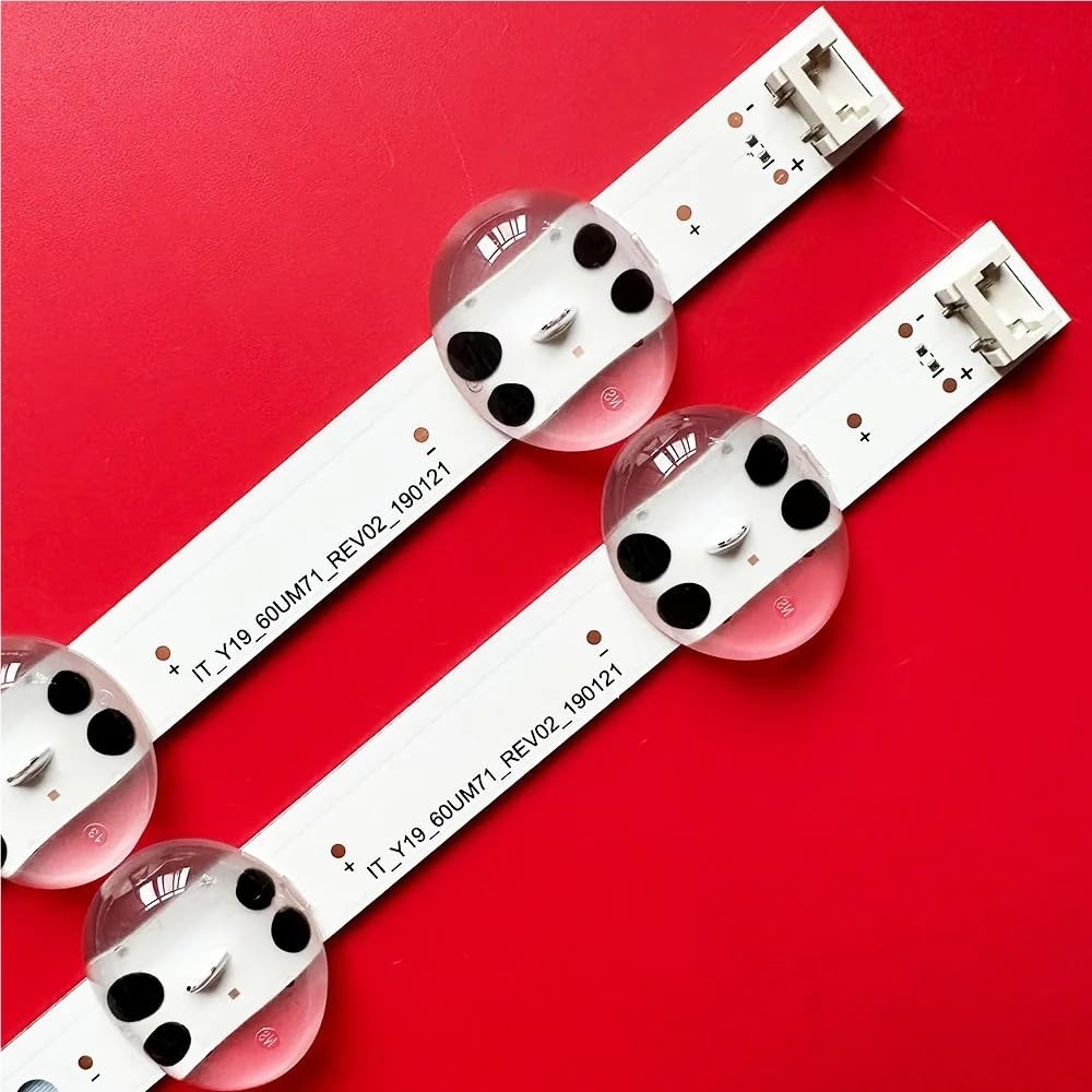 LED-Hintergrundbeleuchtungsstreifen, kompatibel mit SSC_19.5_Trident_60UM71_S 60UM6900PUA 60UN7000PUB 60UM7100PLB 60UM6950DUB 60UN7000 TV-Lichtstreifen (10 Stück (1 TV))