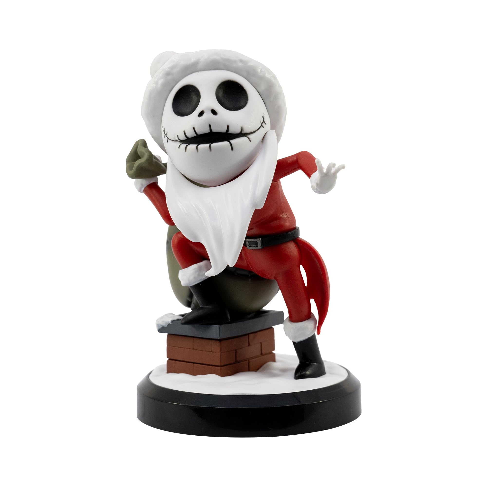 YuMe The Nightmare Before Christmas Santa Jack Skellington Mini Figure Collectable in Hero Window Box | Tim Burton Disney Merchandise | Kids, Adult & Movie Toy Gift | Get 6 TNBC Classic Series Figures
