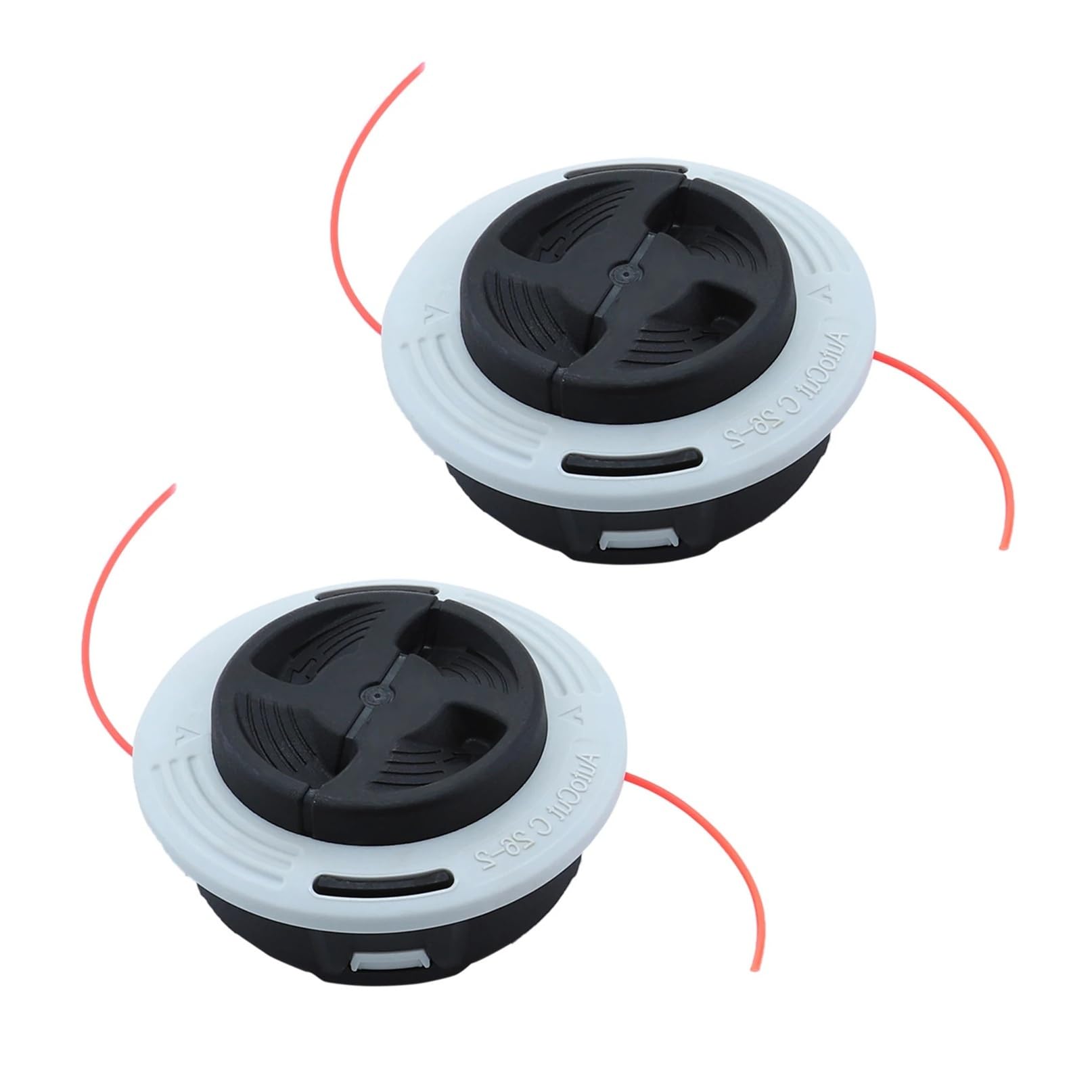 Accesorios universales for cortacésped (Juego de 2 Piezas): Cabezal/Corte for máquina podar — Compatible con Cabezales desbrozadora C 26-2