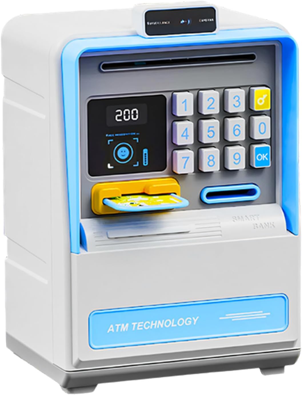 Automatic Cash Roller Money Saver Toy with Secure Code for Early Exclude Battery Financial Literacy Toy