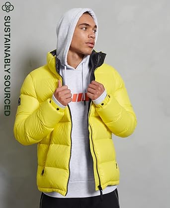 Superdry Hombre Chaqueta Acolchada de plumón Luxe Alpine: Amazon.es: Ropa