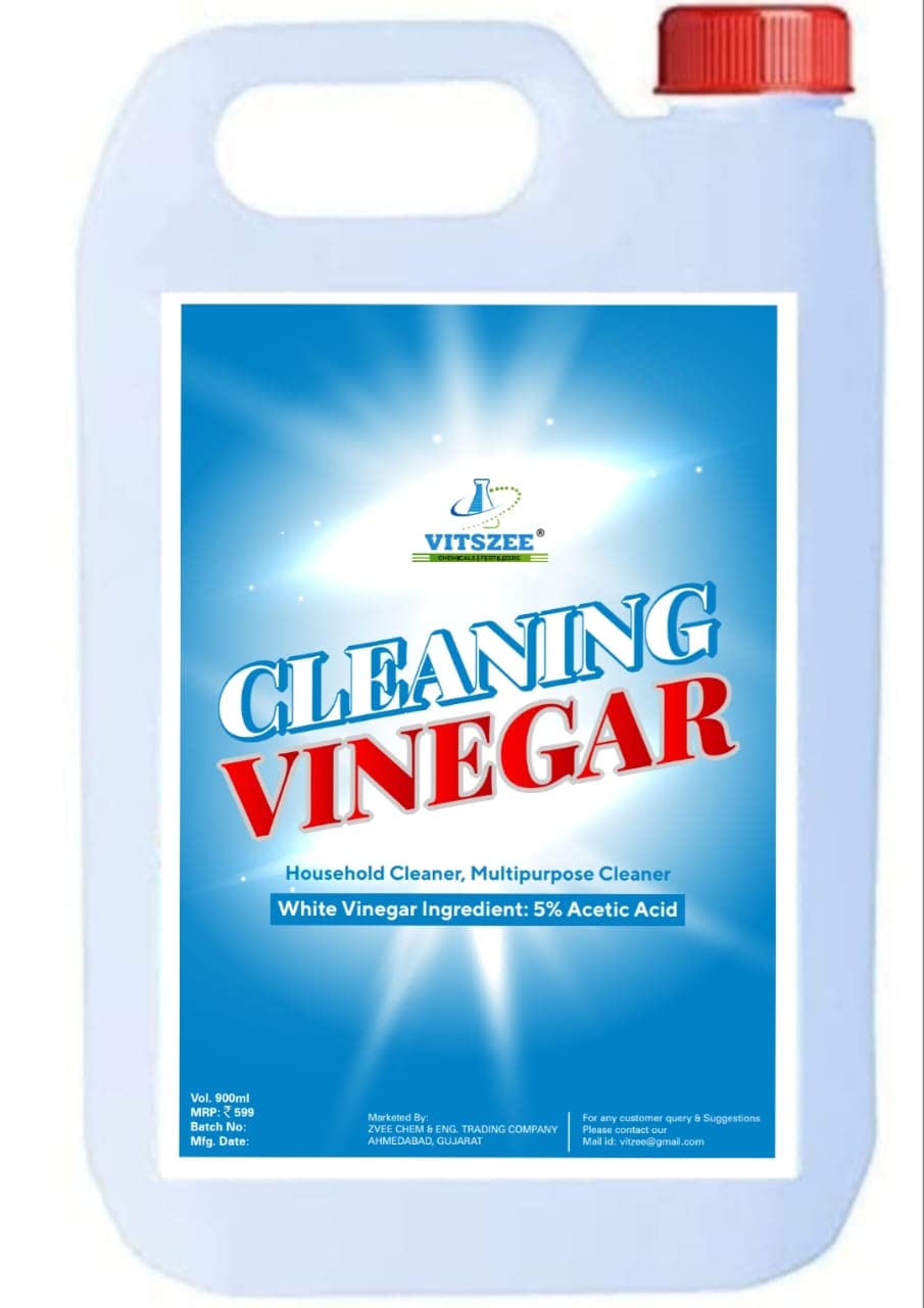 Vitszee Pure Cleaning Vinegar 1000ml Multipurpose All Cleaner Lime