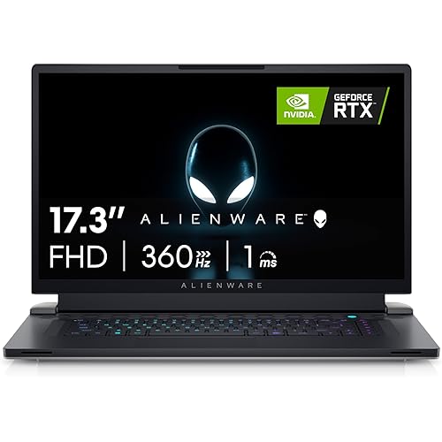 Alienware X17 R2 VR Ready Gaming Laptop - 17.3-inch FHD 360Hz 1ms Display, Core i7-12700H, 16GB RAM, 1TB SSD, NVIDIA GeForce RTX 3070Ti 8GB GDDR6, Bluetooth, Wi-Fi 6, USB-C, Windows 11 Home - White