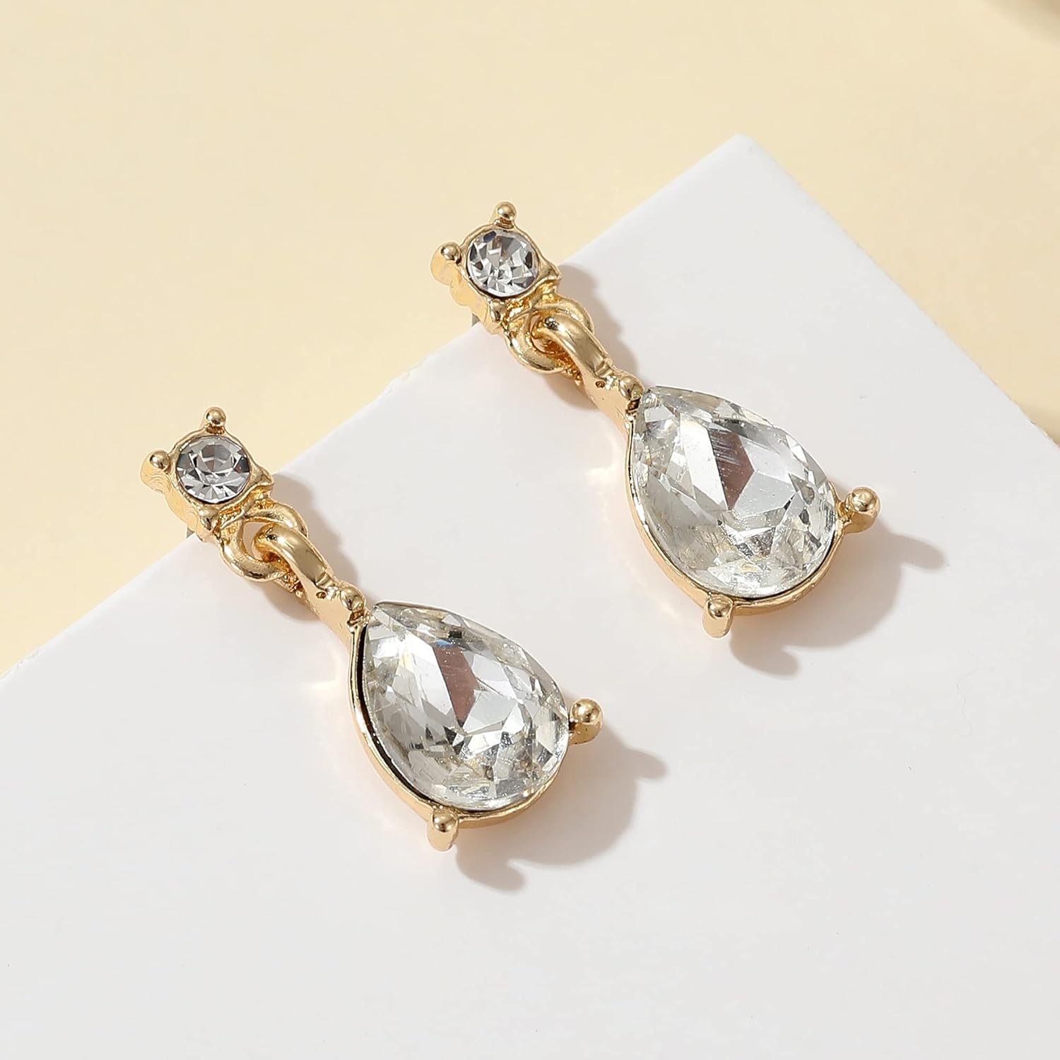 Bridesmaid Jewelry Set for Women 1-4-6-8 Sets Necklace Earring Set for Wedding 18K Gold or Rose Gold or Silver Plated with Crystal Rhinestone - Image 5