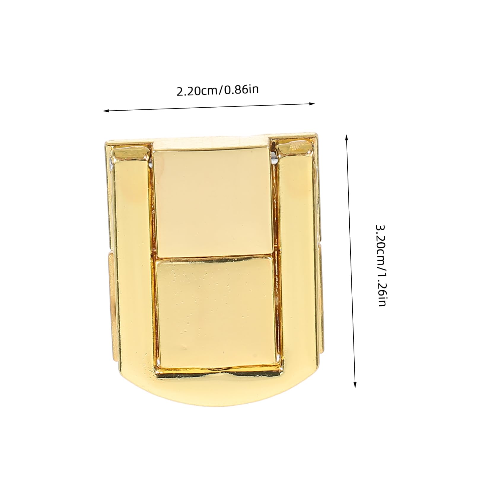 Holibanna Elegant Retro Suitcase Lock Hasp 5pcs Zinc Alloy Latch Hardware Box Latch for Jewelry Box Secure Closure