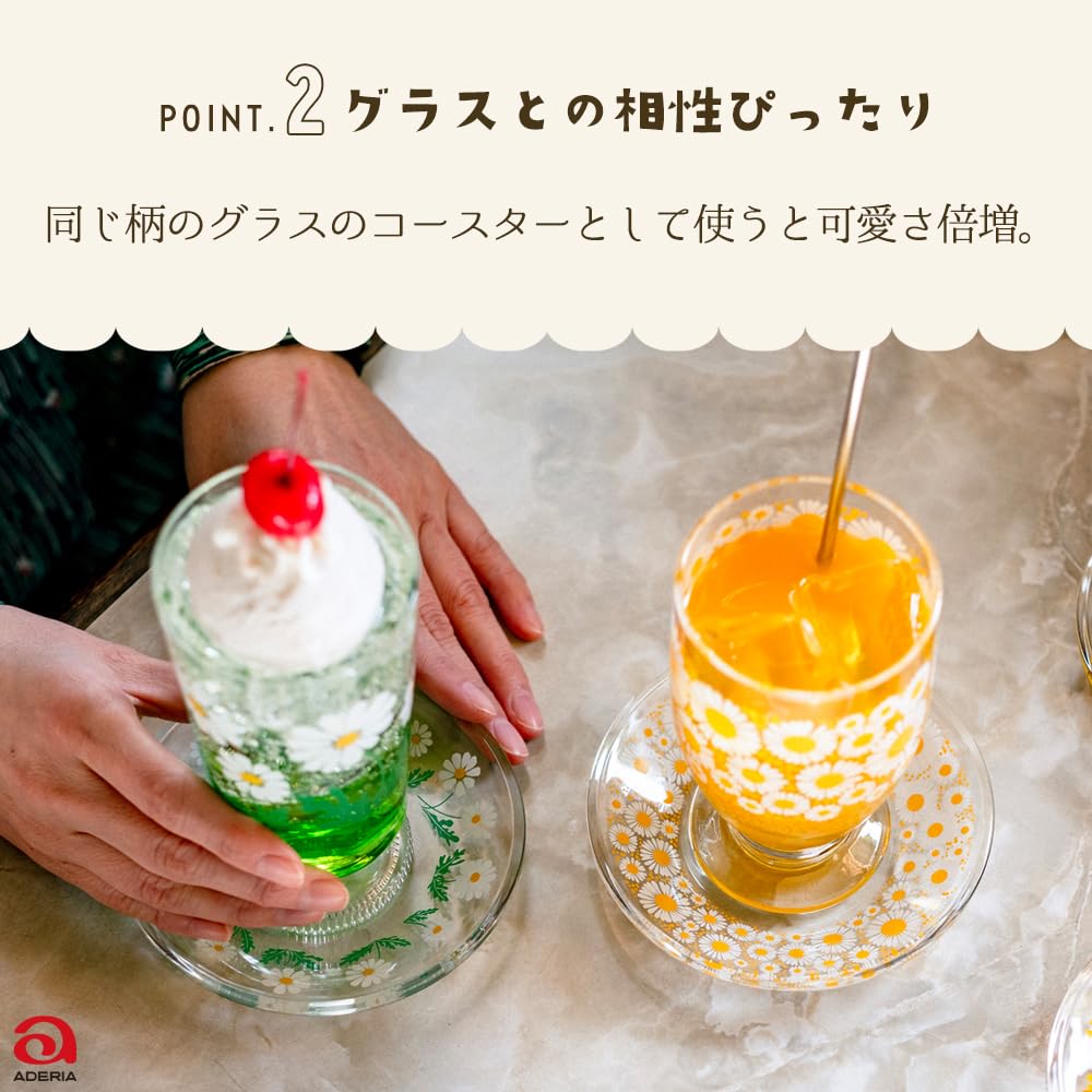 アデリアレトロプレートガラス