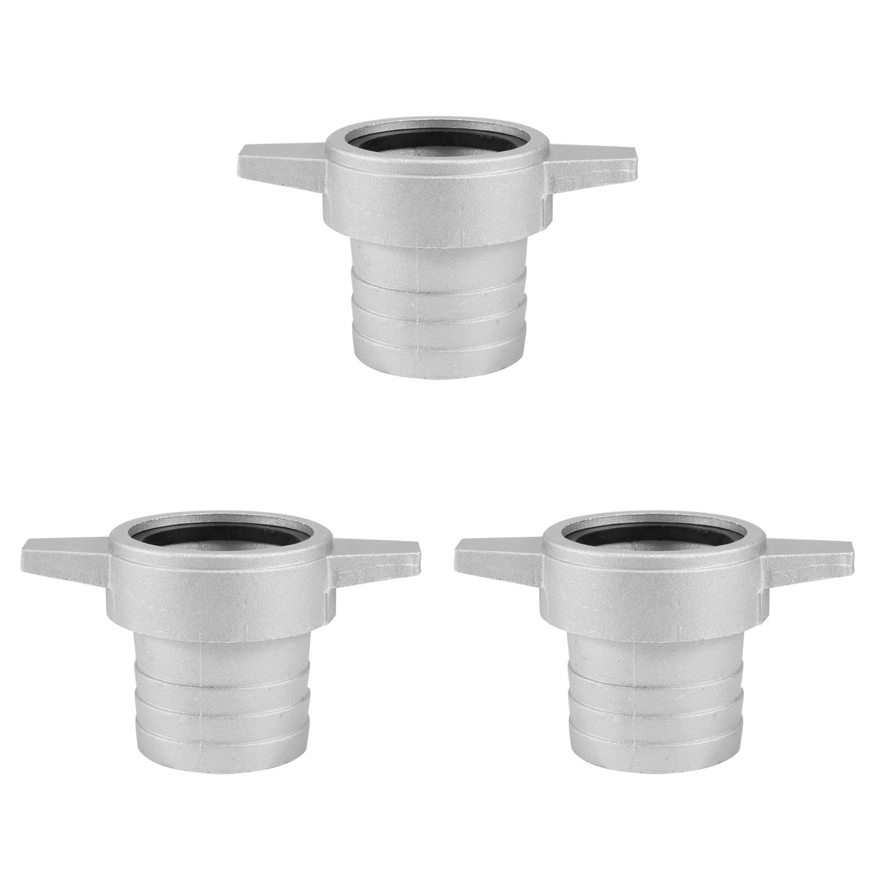 Qezodsx Silver 3X Water Pumps Fittings 2 Inch Aluminum Pipe Connecting Wrench With Rubber Gasket Pump Connector Pipe Fitting