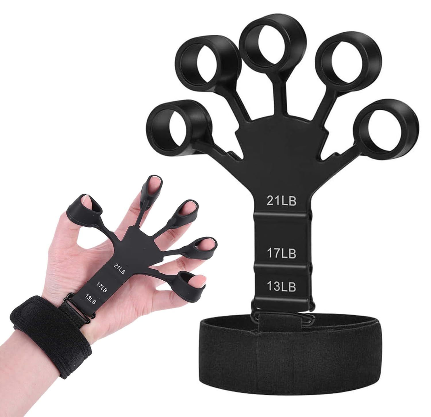 Finger Exercise Gripper Strengthener for Wrist pain Relief Vein gripper for Hand Finger Grip Wrist Muscles Finger Strengthener Finger Grips-image-2