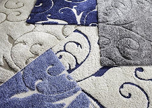Image of Tauhid Carpet Handmade Super Soft Shag Carpet Rug Microfiber Area Carpet Rug for Living Room, Bedroom, Home Decor 6x6 Square Cream Beige.