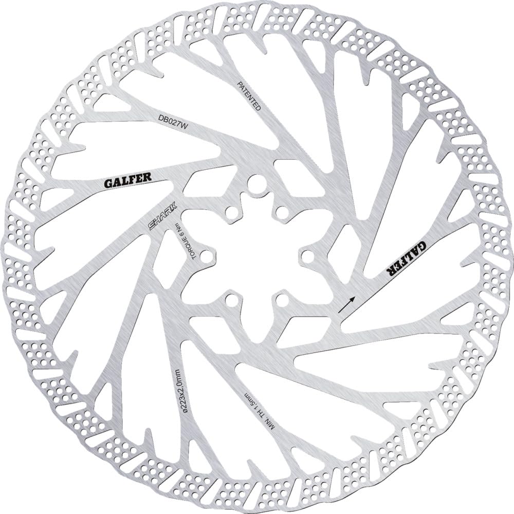 Galfer Shark Disc Rotors 2mm Thick 223mm, Plain