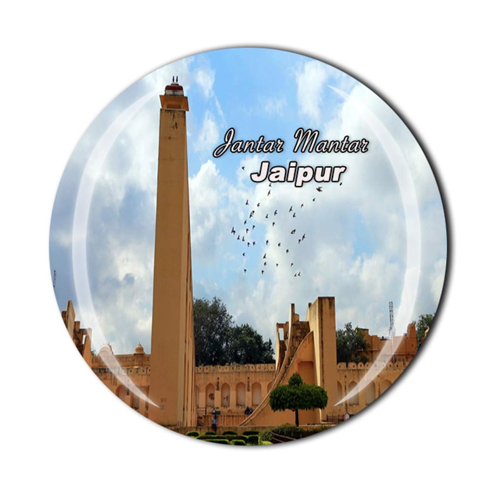 MUYU Magnet Jantar Mantar Jaipur India Fridge Travel Souvenir Gift Home Kitchen Decoration ic Sticker Crystal Refrigerator Collection