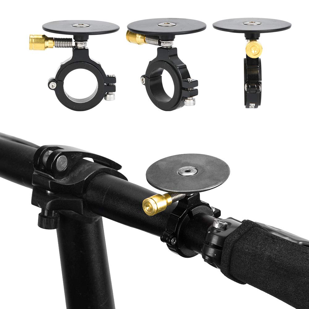 Campanello per bicicletta in blu, con suono forte e chiaro per manubri 21 mm - 25 mm, con vite di fissaggio - Campanello universale per bici in più colori
