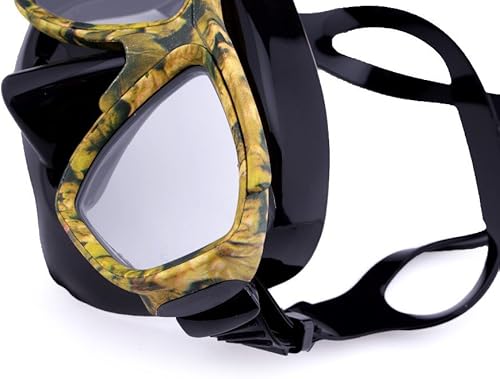 Miniatura 3 de Máscara de buceo profesional de miopía anti niebla para equipo de pesca submarina Máscaras de natación Googles miopía Lentes miopes