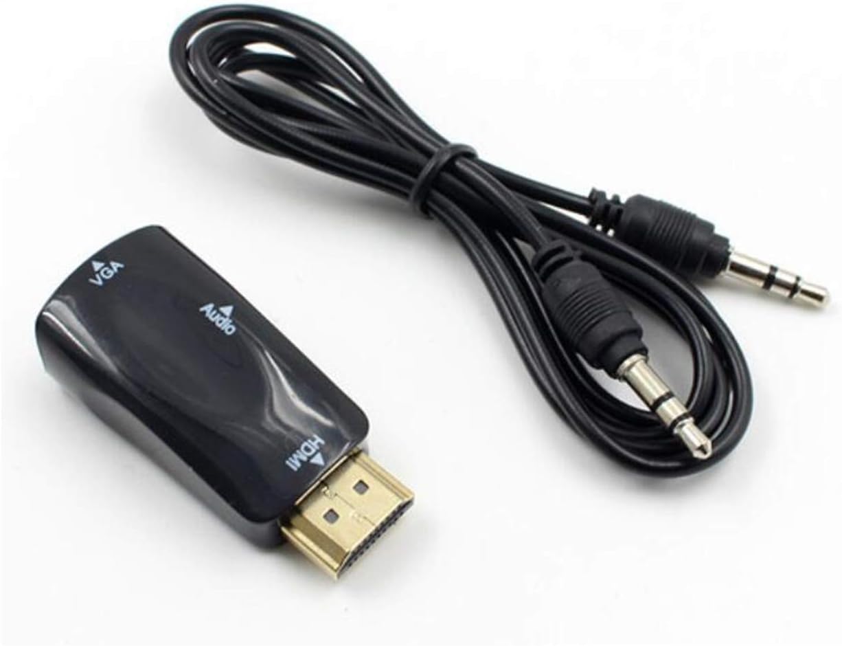🔥 Flаѕh Sаlе HDMI to VGA Converter, 1080P 60Hz HDMI Male VGA Female Adapter with 3.5mm Audio Port for Computer PC Laptop Monitor Projector HDTV Digital Camera TV Box