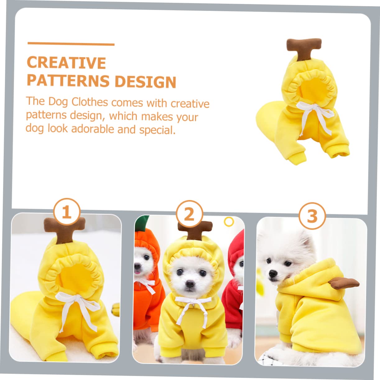 POPETPOP 4 Pezzi Adorabile Cucciolo Maglione-maglietta Cane Calore Vestiti Festa Cane Vestito Abbigliamento Per Animali Domestici