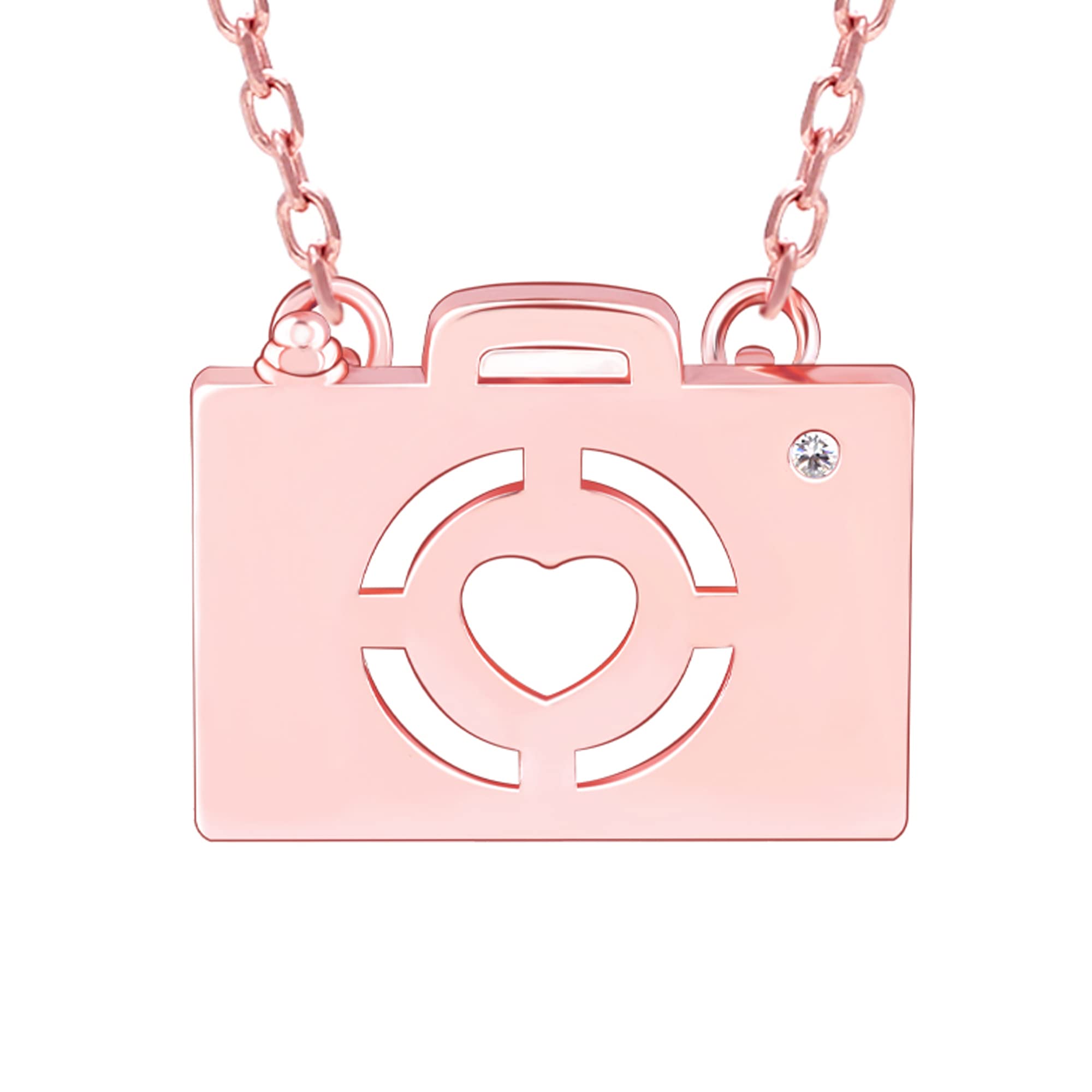 GIVA 925 Silver Rose Gold Camera Necklace | Pendant to Gift Women and Girls | With Certificate of Authenticity and 925 Stamp | 6 Months Warranty* (B0BVMSH48D) Amazon Price History, Amazon Price Tracker