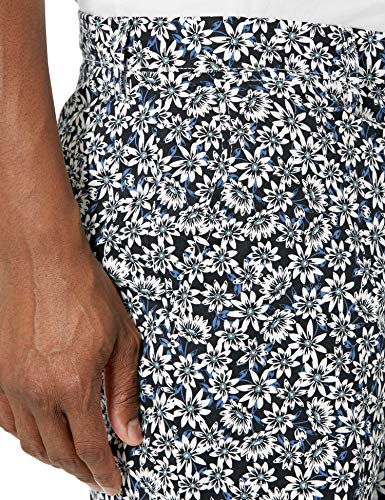 Goodthreads Men's Slim-Fit 7" Flat-Front Comfort Stretch Chino Short, Navy, Floral, 42 #TOP2