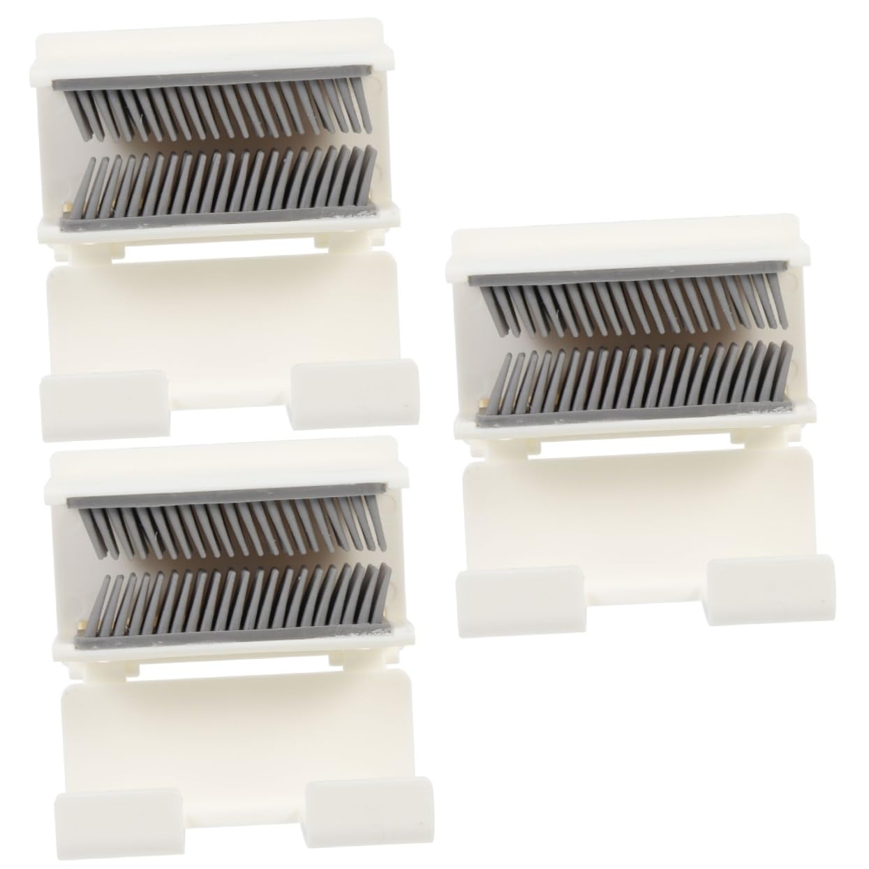 Gadpiparty 3st Haare Fangen Wanne Haarfänger Duschwand Als Haarfänger Waschmaschine Accessoires Für Haare Duschablauf Duschrinne Kieselgel Drainage Weiß EIN Bad Nehmen
