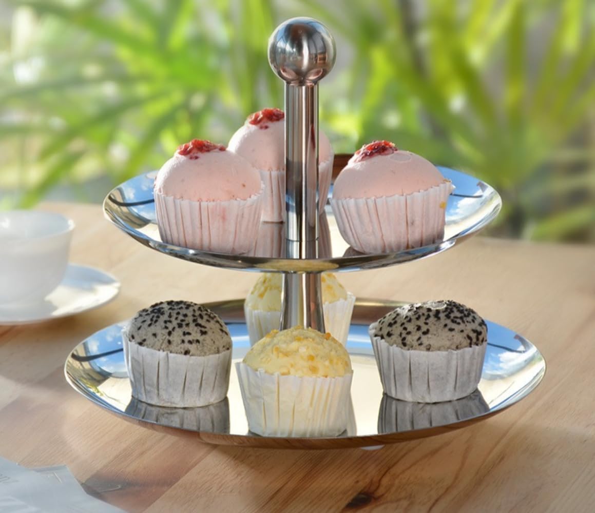 CYWOPVEQ ケーキスタンド 、デザートトレイ、フルーツを加える、実用的、ニース