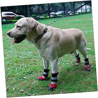 Ipetboom Protetor De Sola Sapatos De Cachorro Ao Ar Livre Botas Curtas Protetor De Pata De Cachorro Botas De Neve Botas Quentes Botas De Chuva Golden Retriever Antiderrapante Sapatos Para