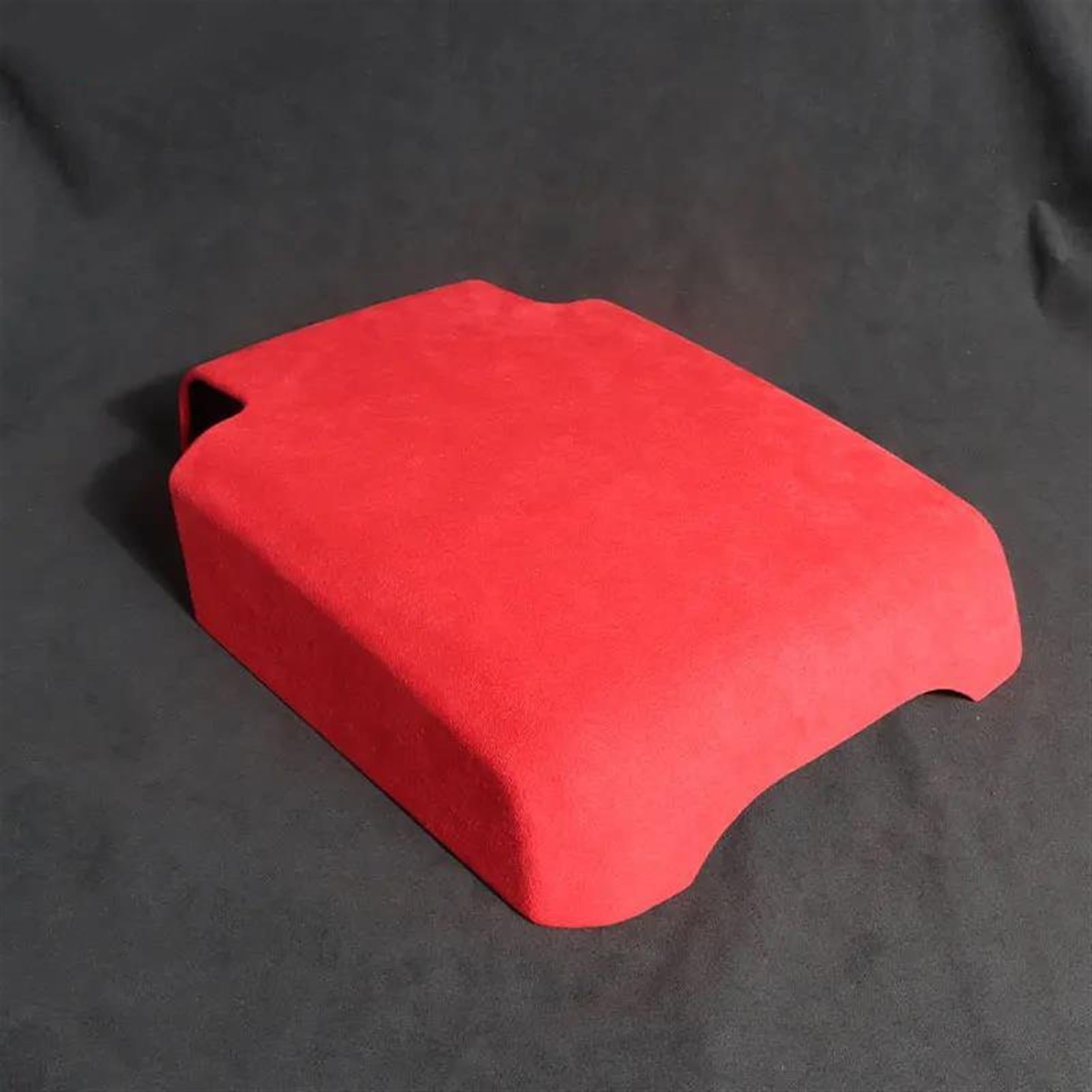 Jtwmty Scarlet Red Car Center Console Armrest Box Storage Pad Protective Cover For Land-Rover For Defender L663 90 110 130 2020-2022(Scarlet Red)