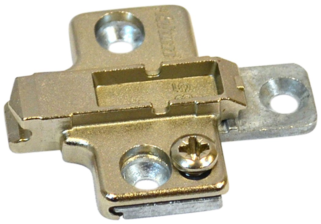 Blum 175H7100x1 175H7100, Frameless Mounting Plate, Clip-On, 0 mm 