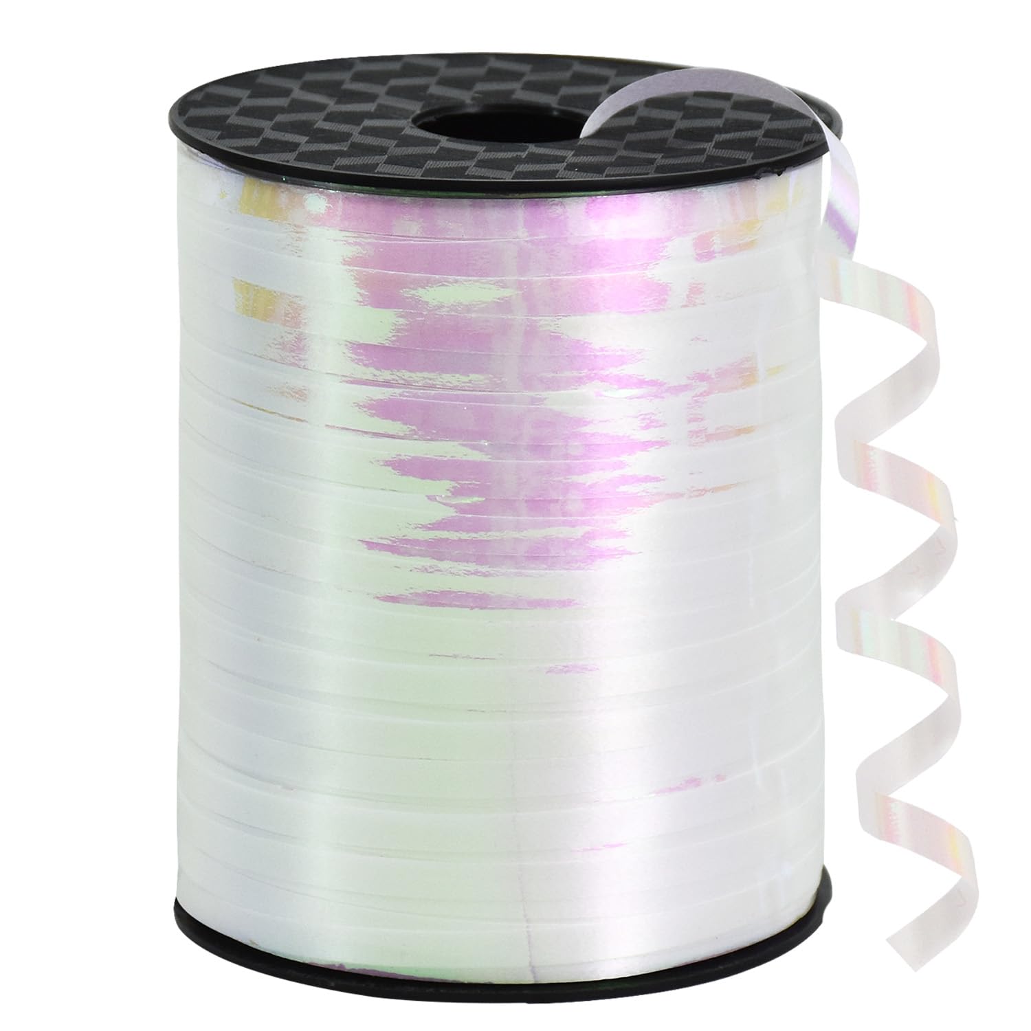 BEISHIDA 500 Yards White Ribbons Curling Ribbon 5mm for Gift Wrapping, Thin Curly Ribbon for Craft Balloon String Birthday Party Decoration Embellish Wedding