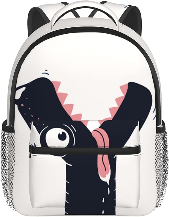 Amazon Co Jp Acligi かわいい植物の絵リュックサック 子供 キッズ 通園バッグ 恐竜 面白い 口開ける キャラクター 通園リュック 男の子 女の子 かわいい 保育園 幼稚園 低学年 軽量 おしゃれ 遠足 個性 チェストベルト付き シューズ バッグ