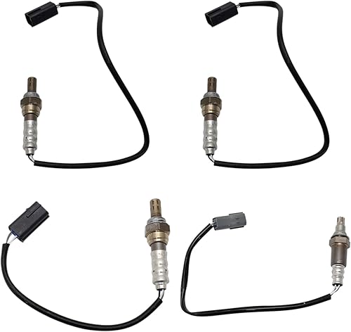 Miniatura 3 de TRQ Sensor de oxígeno O2 02 Downstream y Upstream Kit para Infiniti Nissan 350z 370z