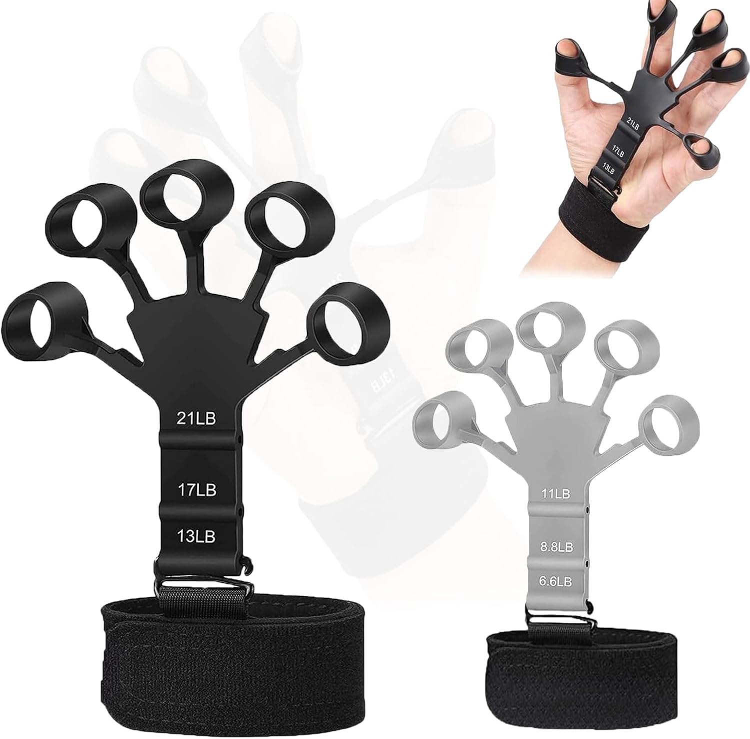 ComfortFriends Finger Gripper Best Vein Gripper & Wrist Gripper | Gripster for Veins Exercise Tool | Finger Hand Gripper & Finger Stretcher for Strength Training-image-1
