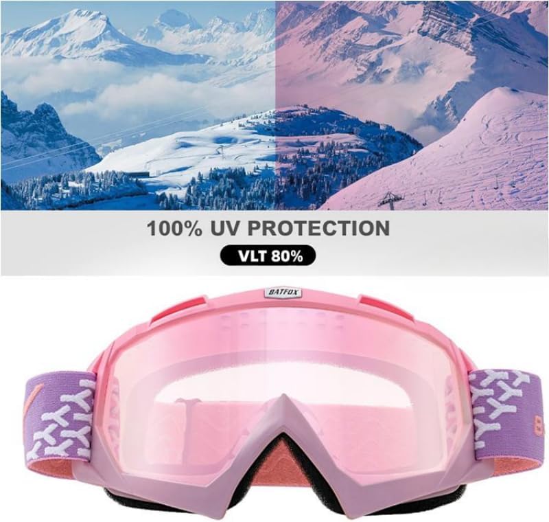 Miniatura 2 de Zsling Gafas de motocross OTG para hombres, mujeres, jóvenes, gafas de motocross OTG, anti rayos UV, resistentes al viento, para cuatrimoto,