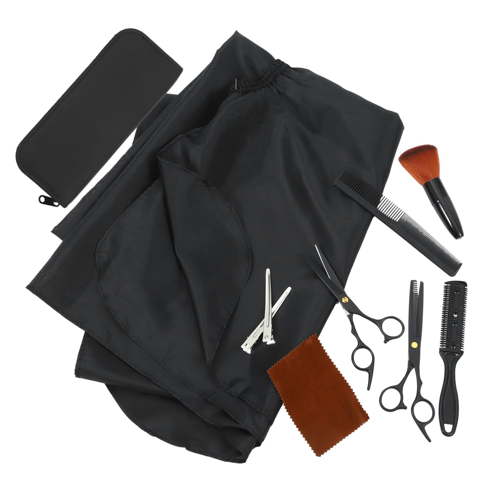 Healeved 5ensembles Set De Ciseaux De Coiffure Professionnels Inoxydable Kit Complet Avec Ciseaux De Désépaississement Et Peigne Pour Salons Et Coiffeurs