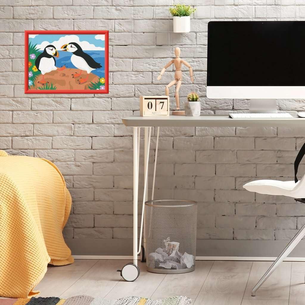 CreArt, Malen nach Zahlen Kids - Papageientaucher